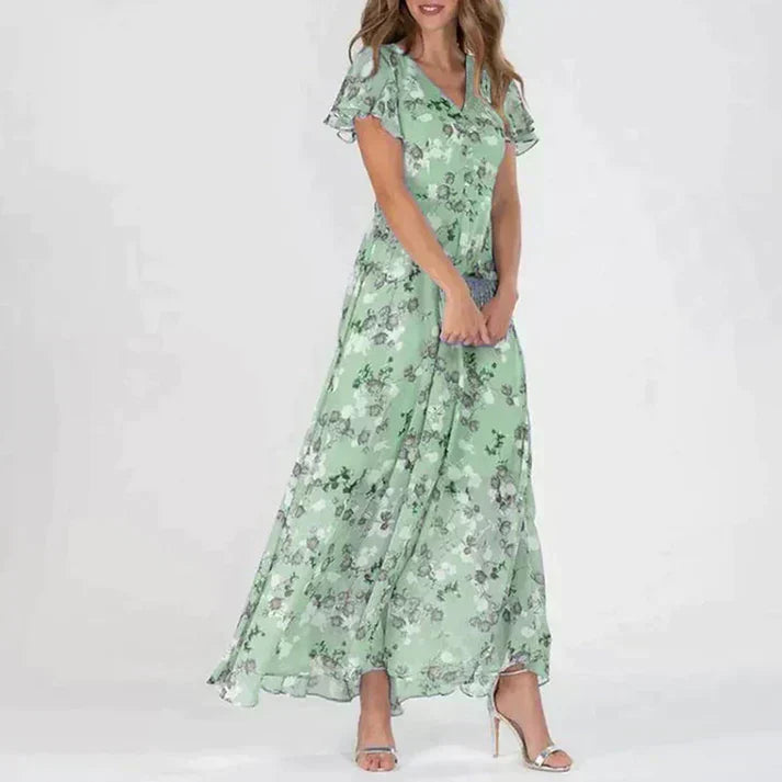 GR | Floral Dress Elegant Summer Style