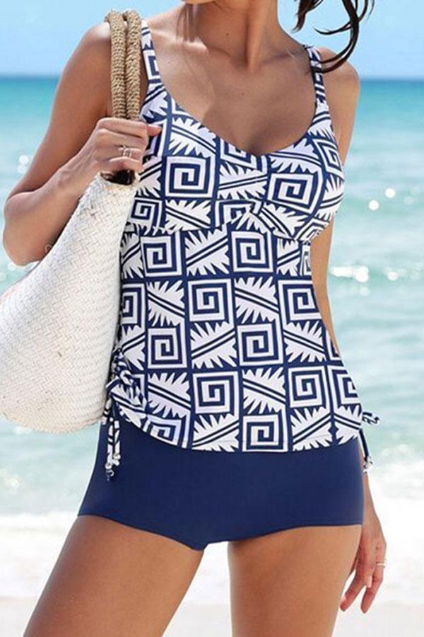 GR | Damen Tankini Hoch taille | Große Tassen