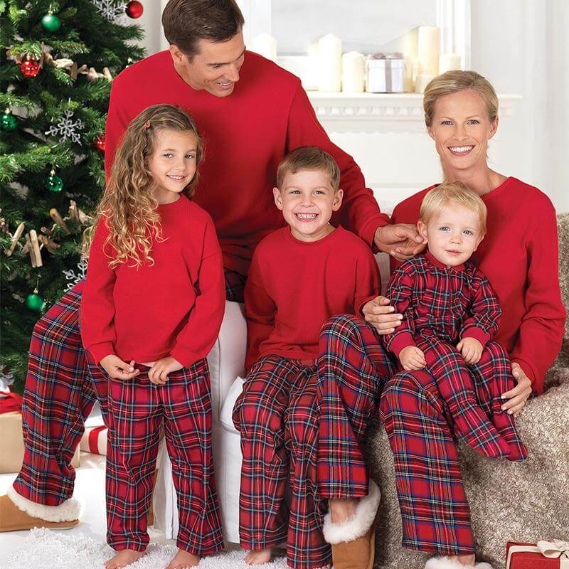GR | Plaid Christmas Pyjama Set for the Whole Family