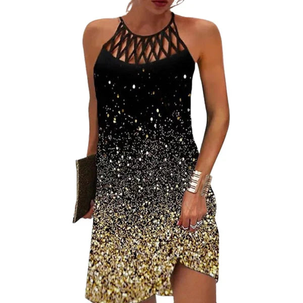 Woman Halter Summer Dress 