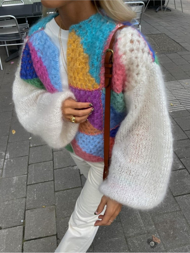 GR | Warm Open Chunky Knit Vest for Women