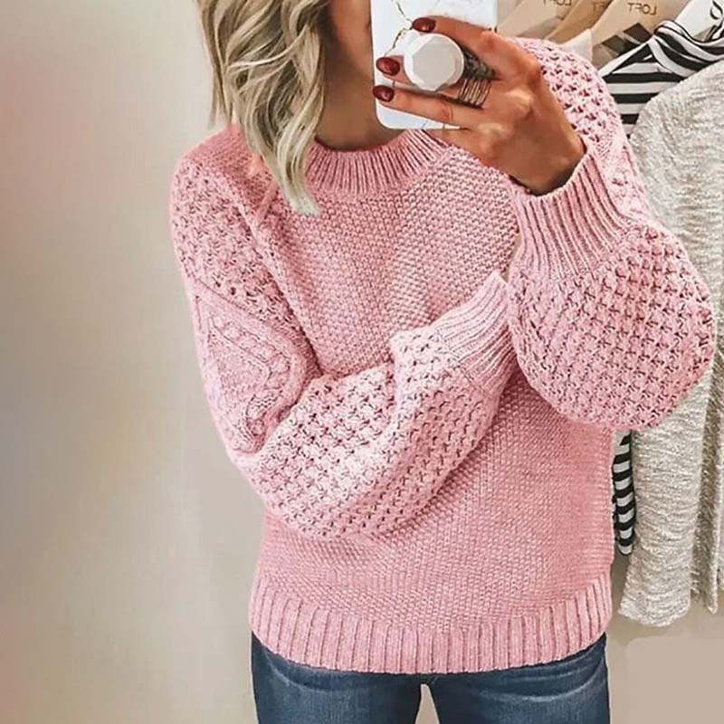 GR | Oversized Pullover, Chunky Knit, Women's Knitwear