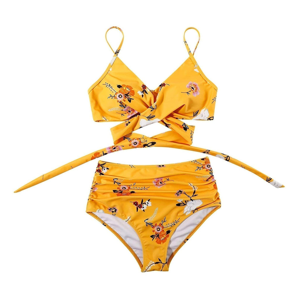 GR | Colorful high-waisted bikini for women 