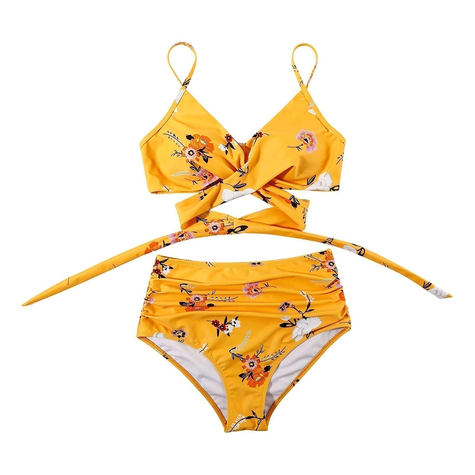 GR | Colorful high-waisted bikini for women 