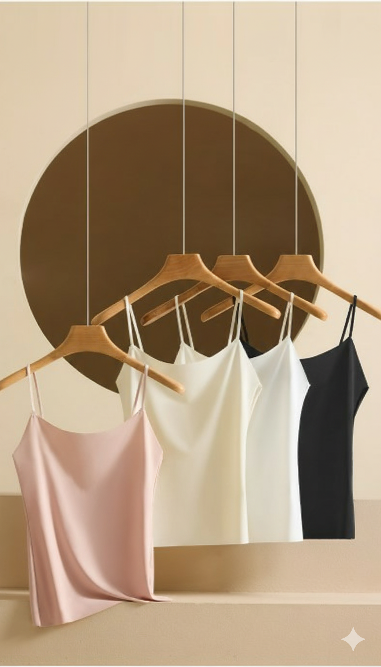 GR | V-neck Spaghetti Top