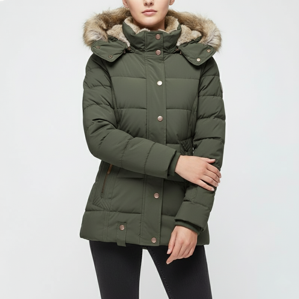GR | GR Women's Winter Jacket | With fur lining, windproof & stylish