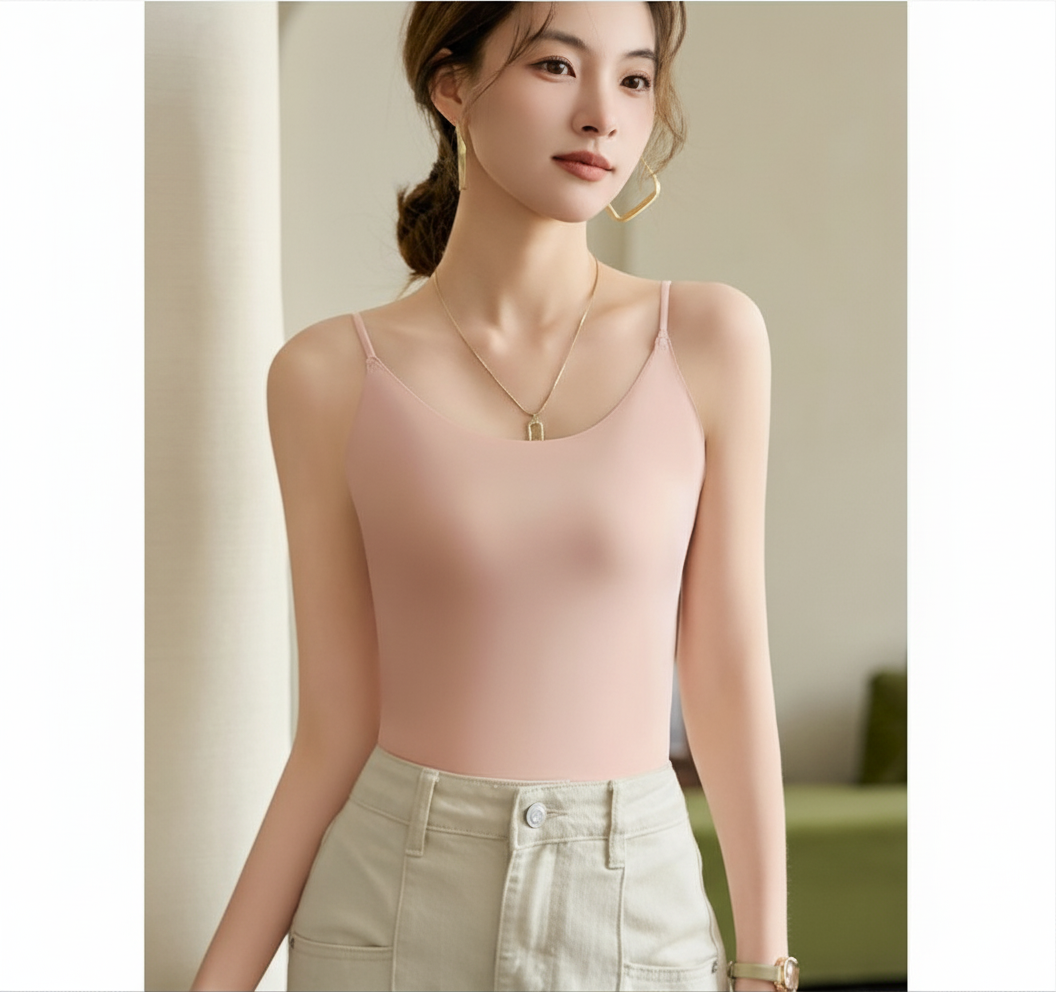 GR | V-neck Spaghetti Top