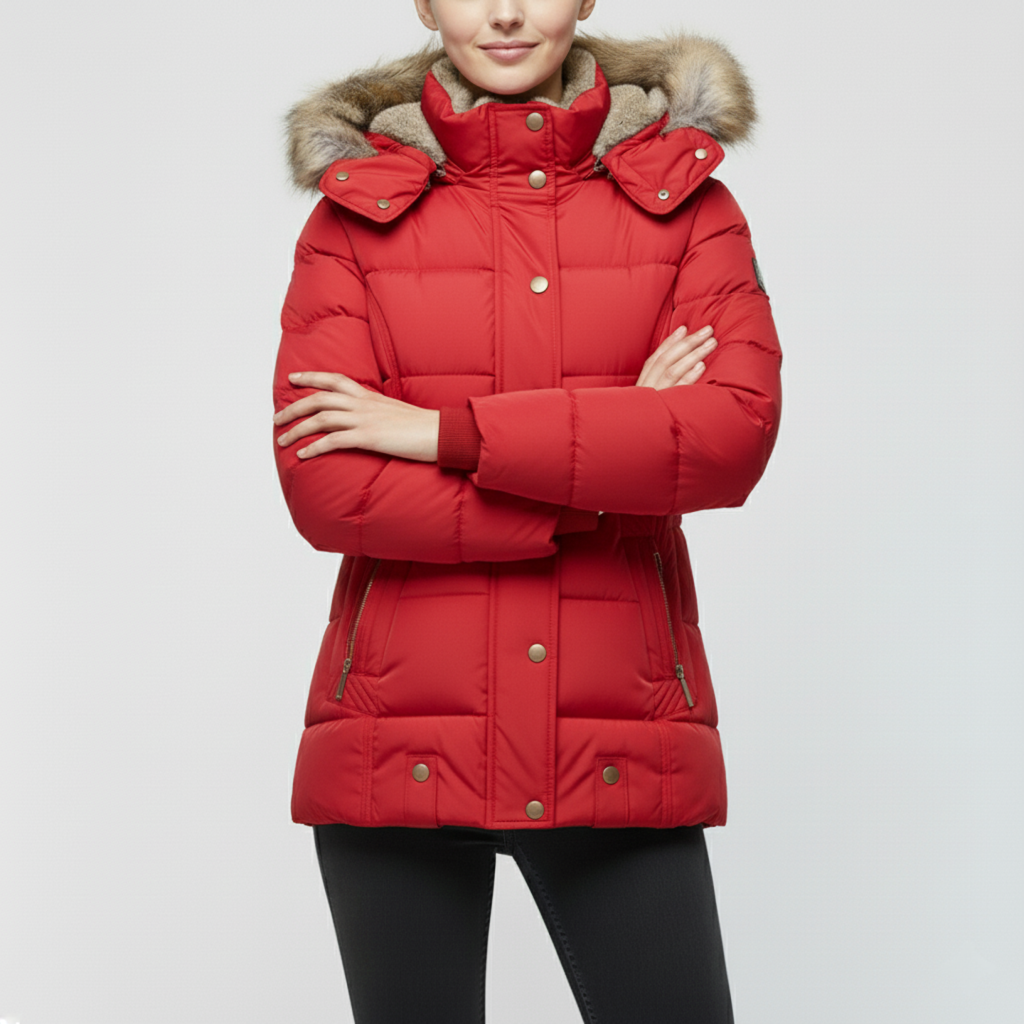 GR | GR Women's Winter Jacket | With fur lining, windproof & stylish