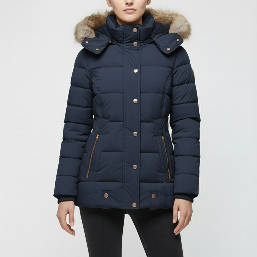 GR | GR Women's Winter Jacket | With fur lining, windproof & stylish