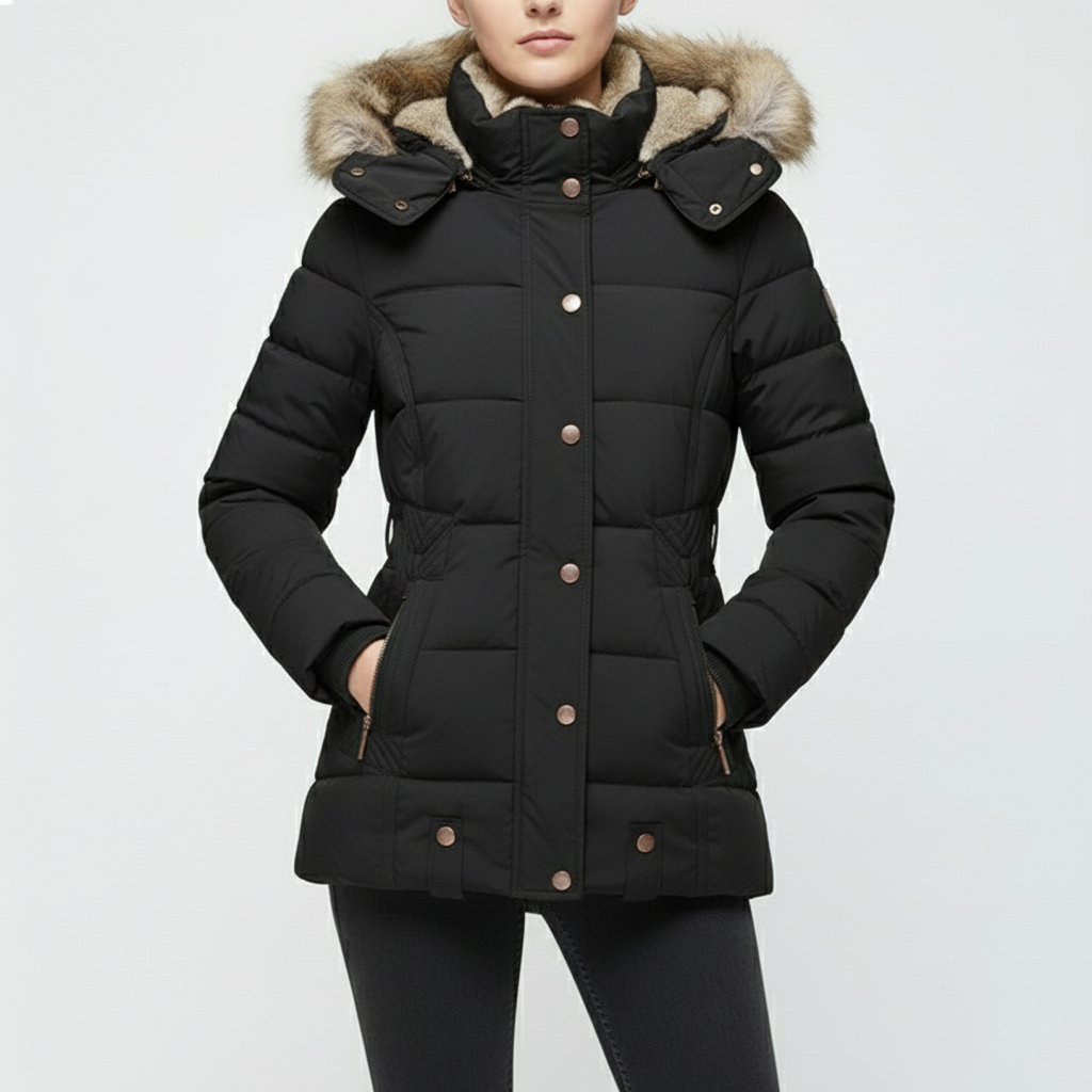 GR | GR Women's Winter Jacket | With fur lining, windproof & stylish