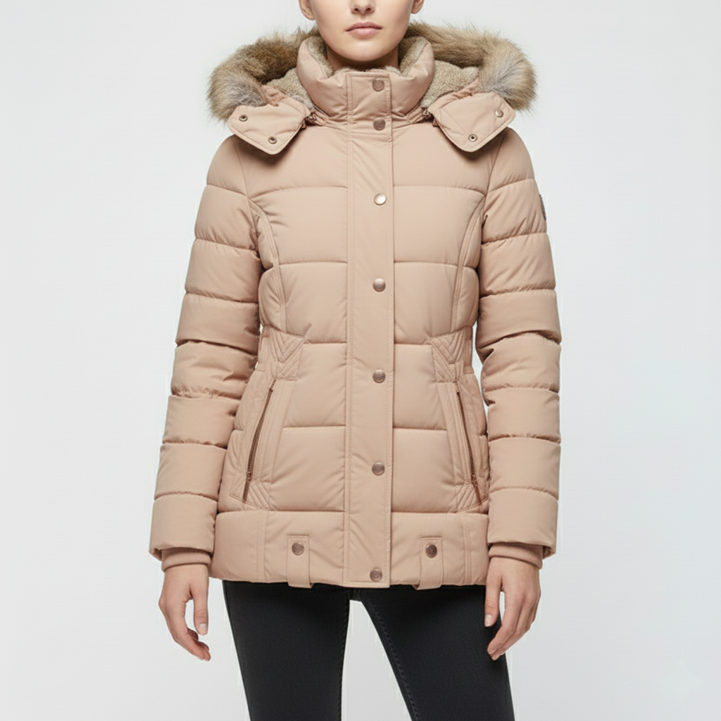GR | GR Women's Winter Jacket | With fur lining, windproof & stylish