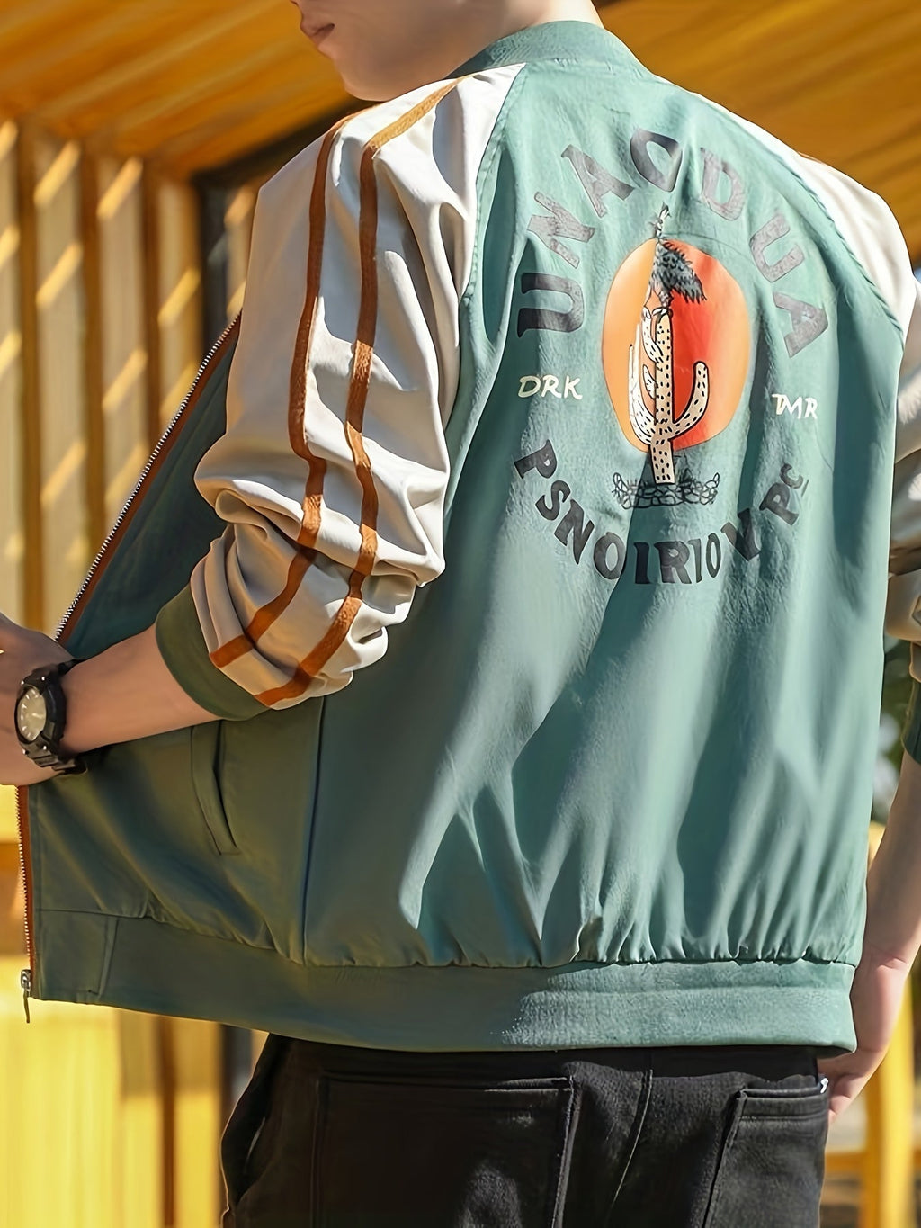 GR | Stylish color-block jacket with a sporty look