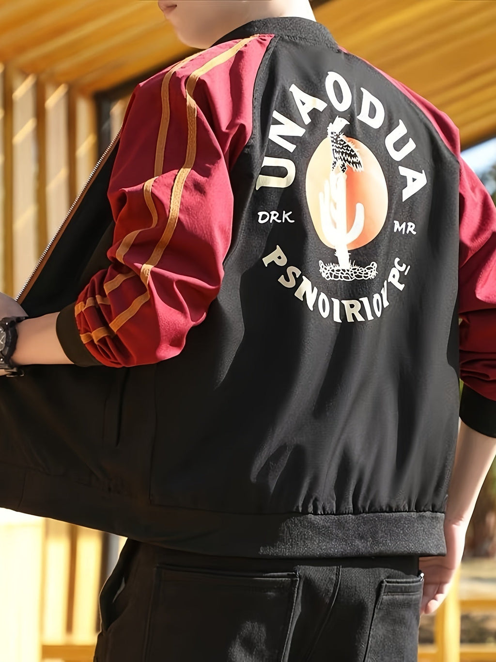 GR | Stylish color-block jacket with a sporty look