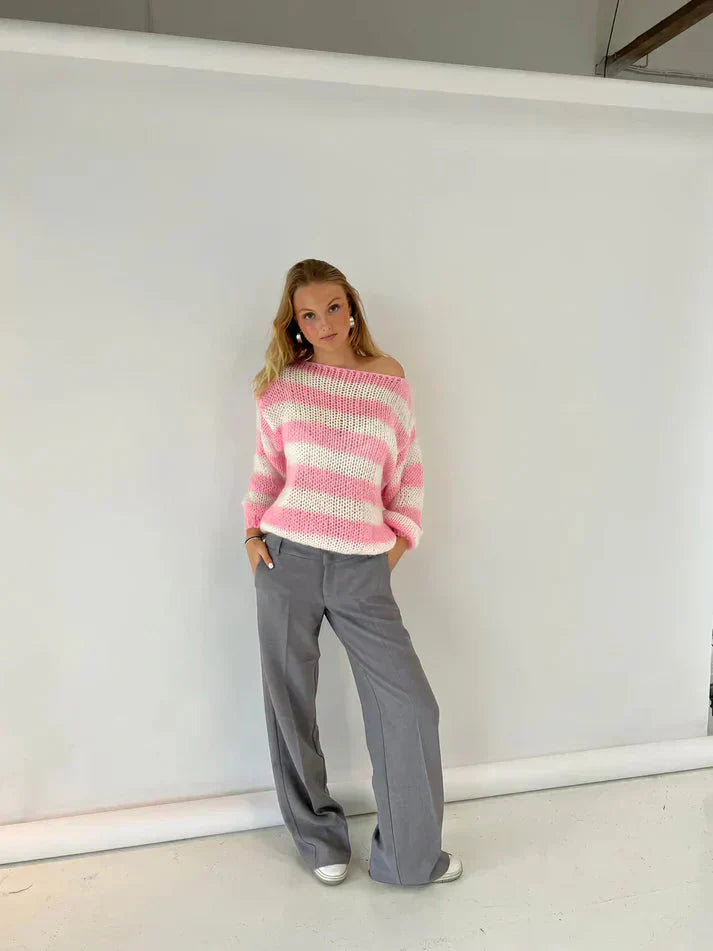 GR | Pullover Oversize Grob gestrickt Strickpullover Damen Strickwaren