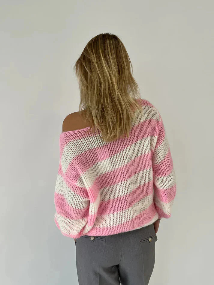 GR | Pullover Oversize Grob gestrickt Strickpullover Damen Strickwaren