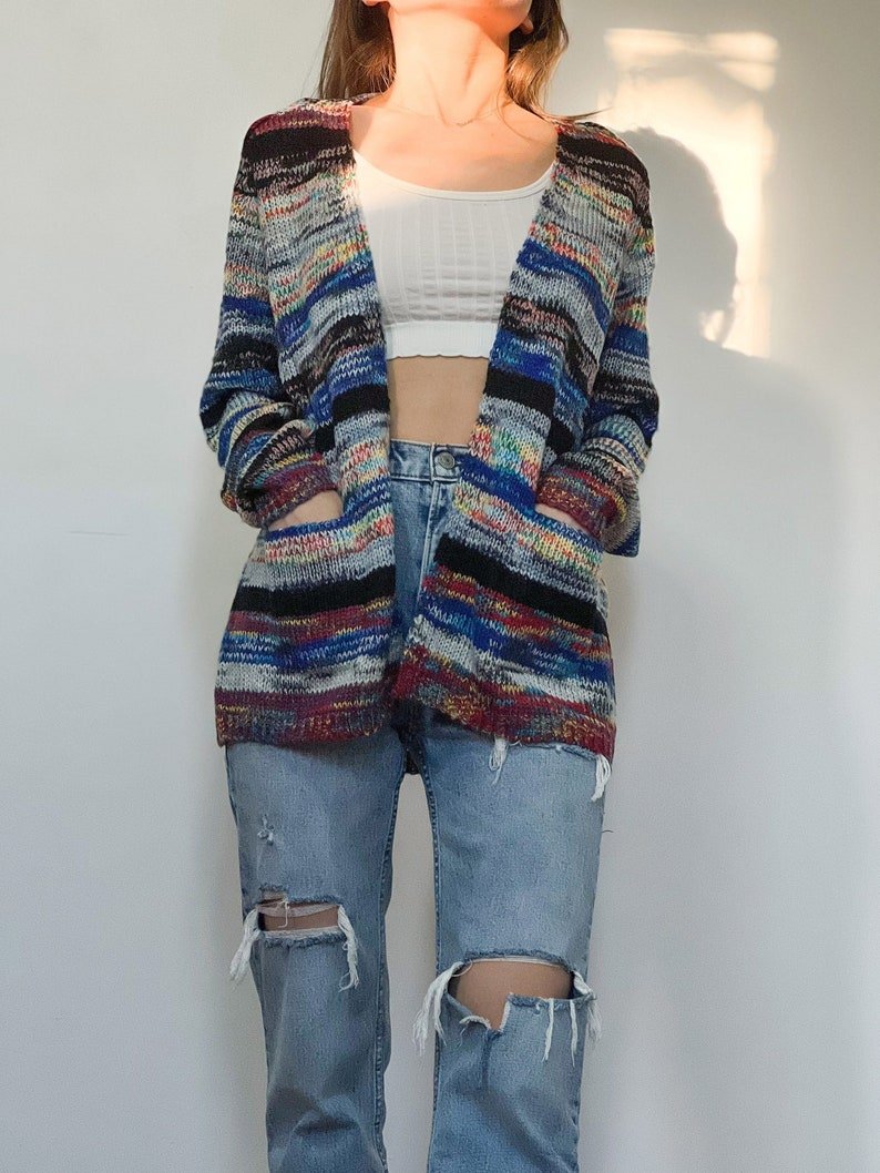 GR | Women's open-front cardigan with pockets 