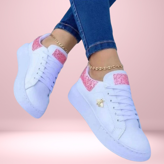 GR | Sneakers Step In style With our shimmering, glitter-embellished sneakers