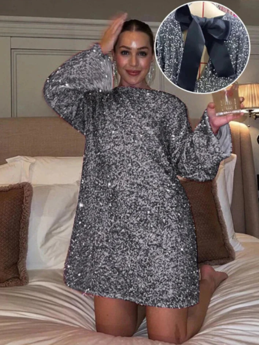 GR | Long-sleeved mini GR | Party dress