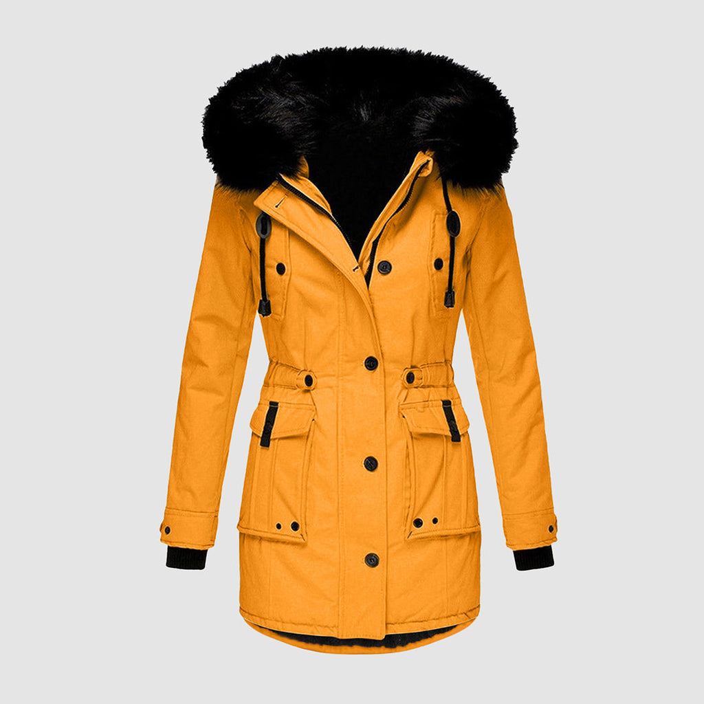 GR - Waterproof winter jacket with hood for women