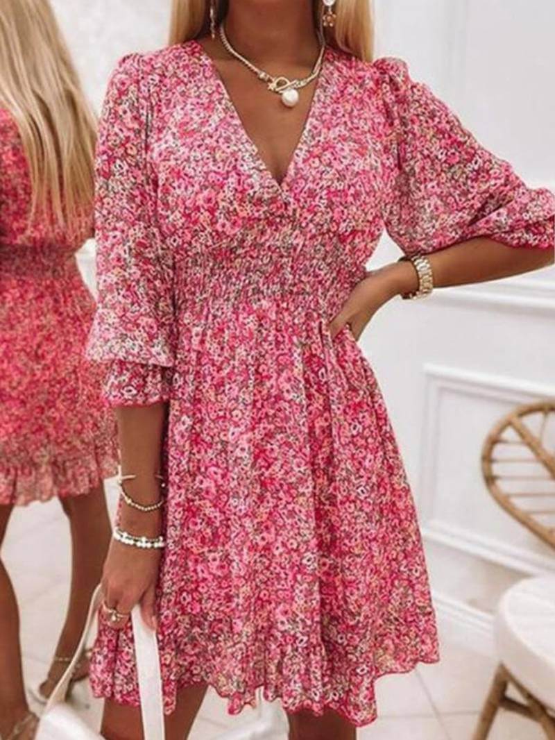 GR | Boho Puff Sleeve Dress