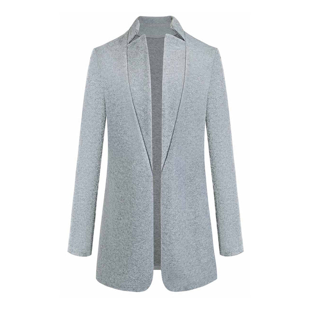 GR - Women's classic collarless coat