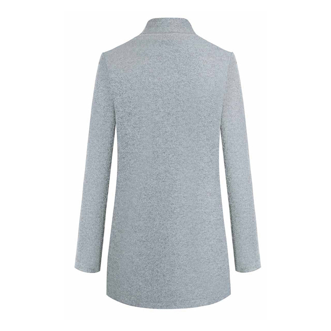 GR - Women's classic collarless coat