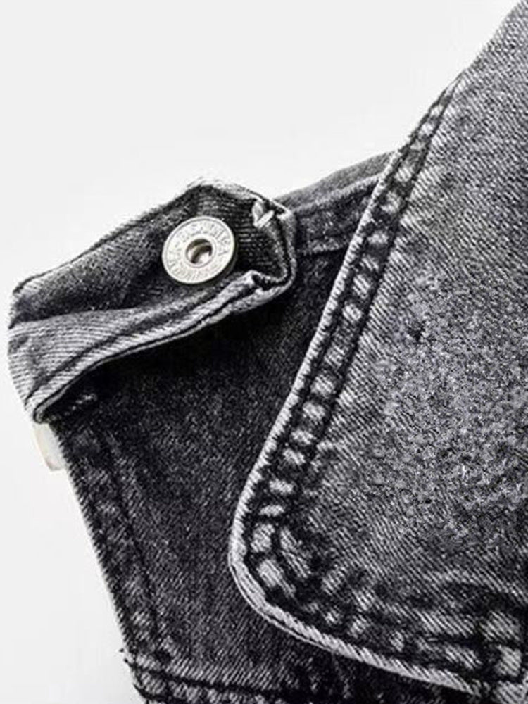 GR WOMEN'S DENIM VEST 