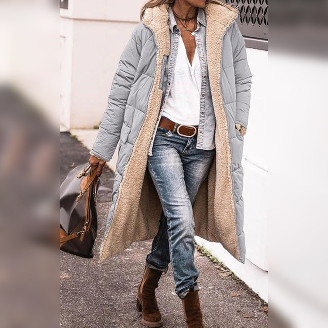 GR | Reversible Women's Puffer Jacket - Stylish and warm winter jacket