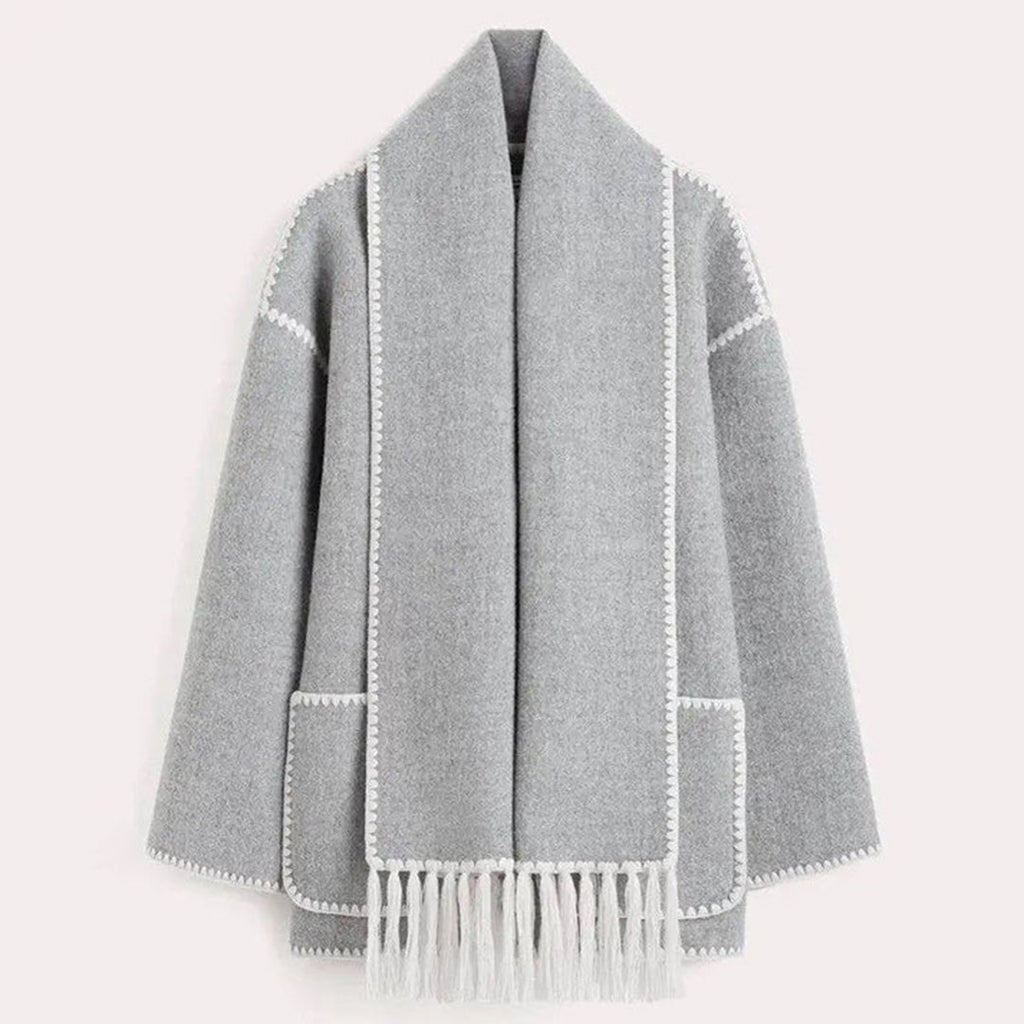 GR with attached scarf 