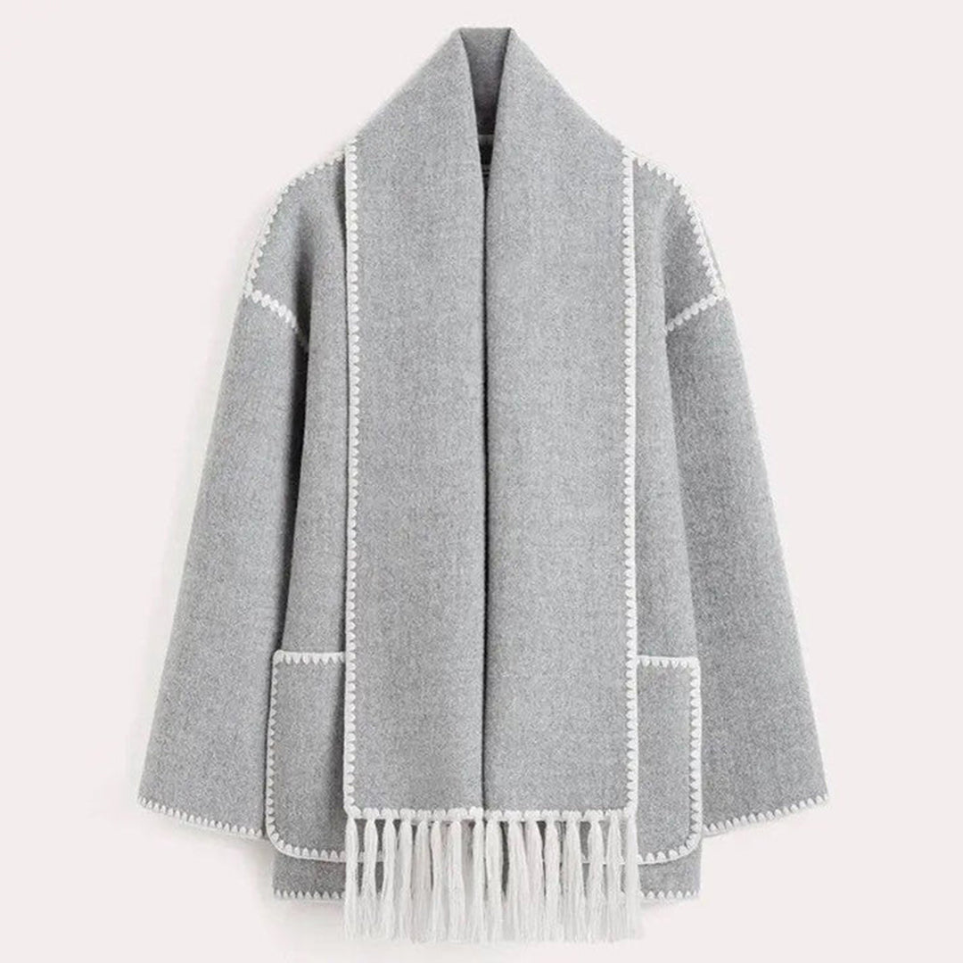GR with attached scarf 