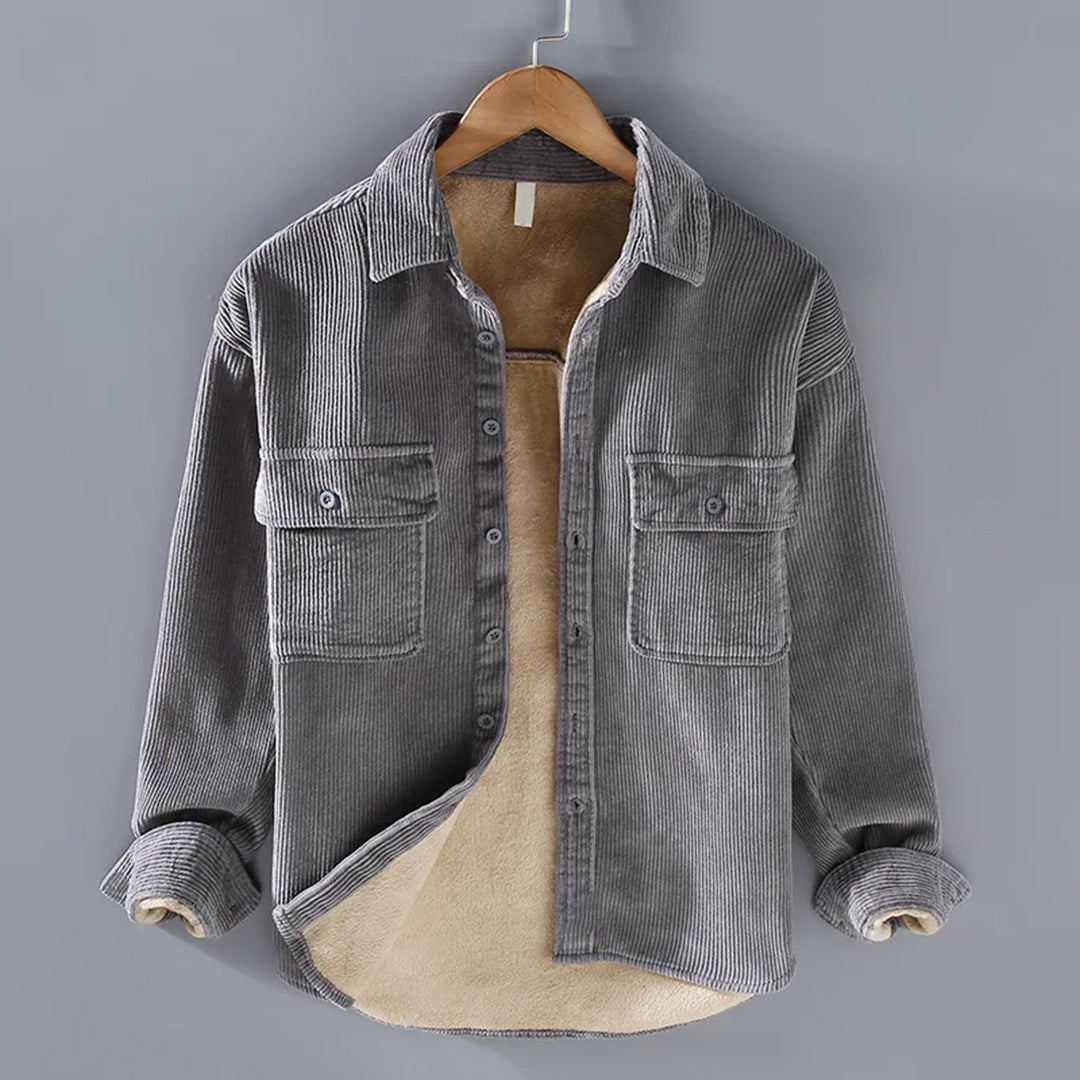 GR | Long-sleeved corduroy jacket with pockets