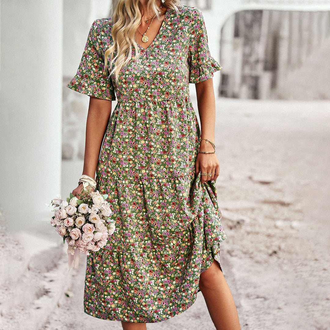 Floral midi dress