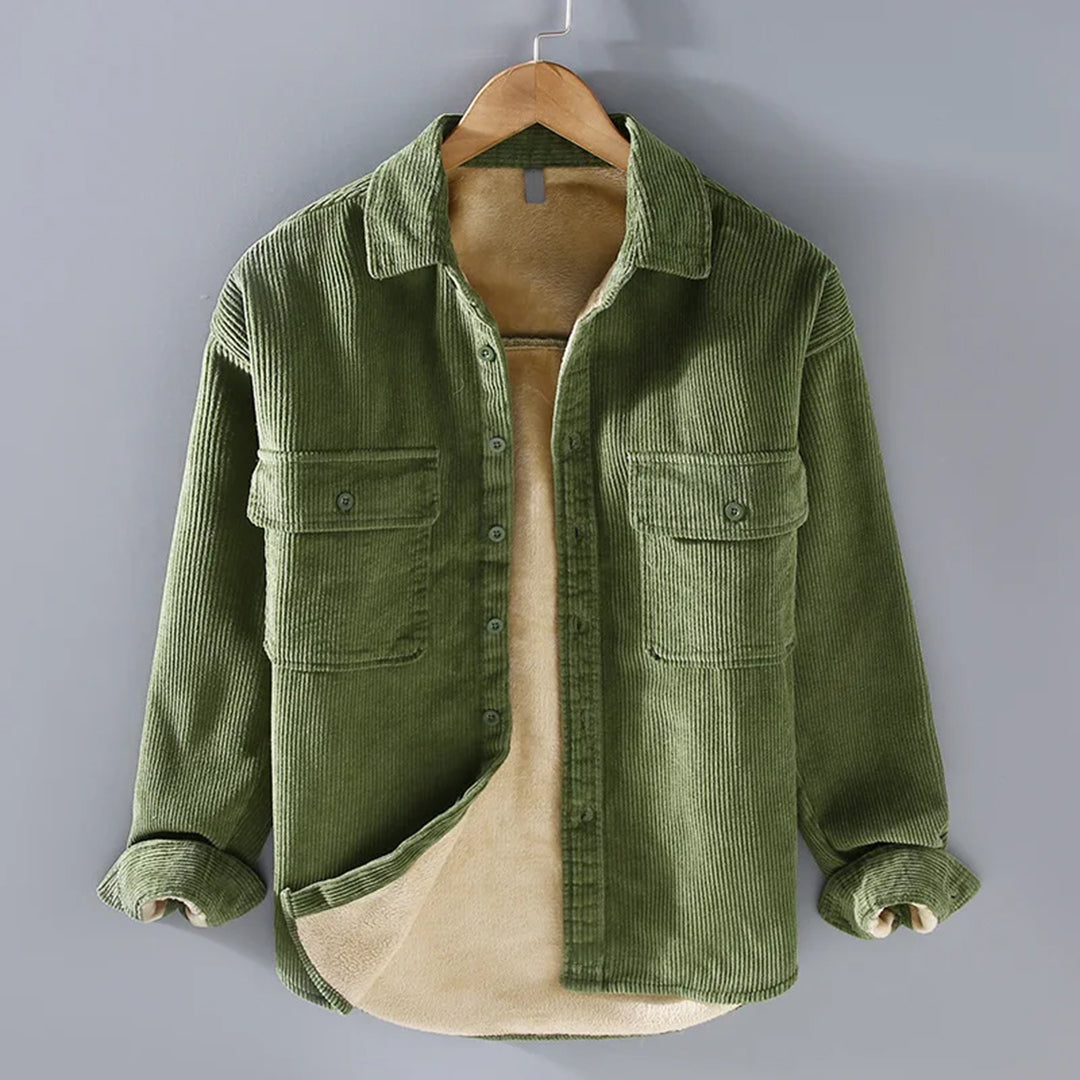 GR | Long-sleeved corduroy jacket with pockets