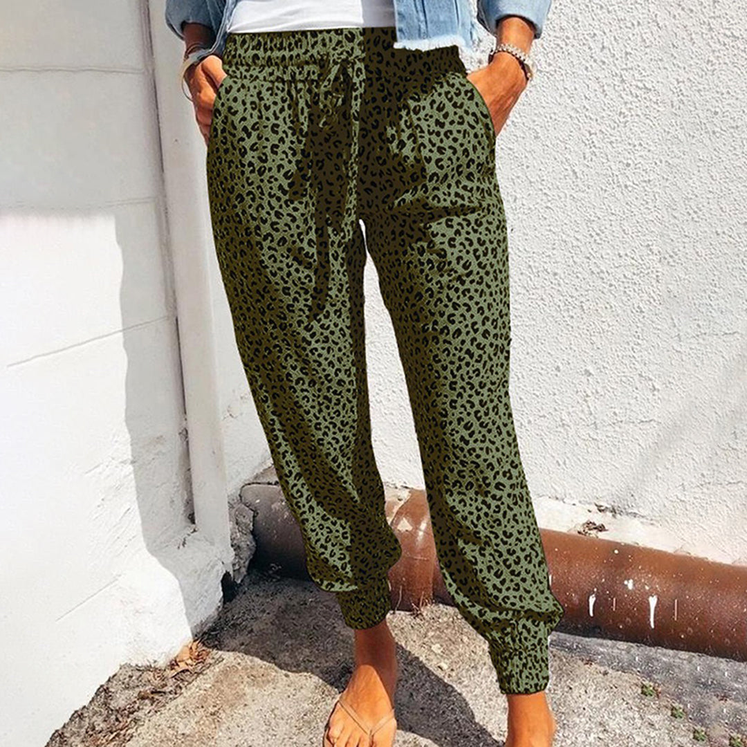 GR | Stilvolle Hosen mit Leopardenmuster für Frauen