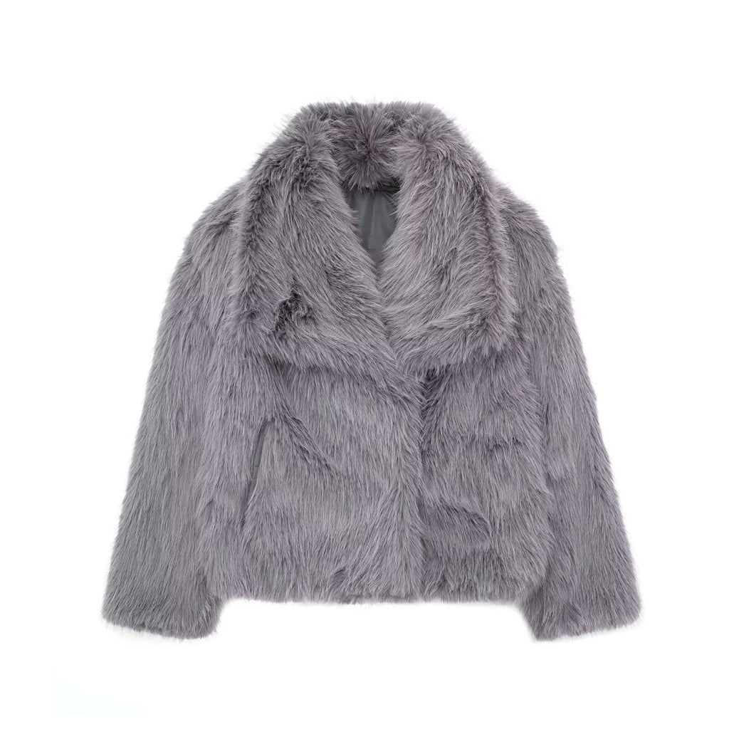 GR | Faux-fur coat
