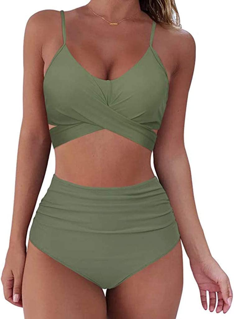 GR | Colorful high-waisted bikini for women 