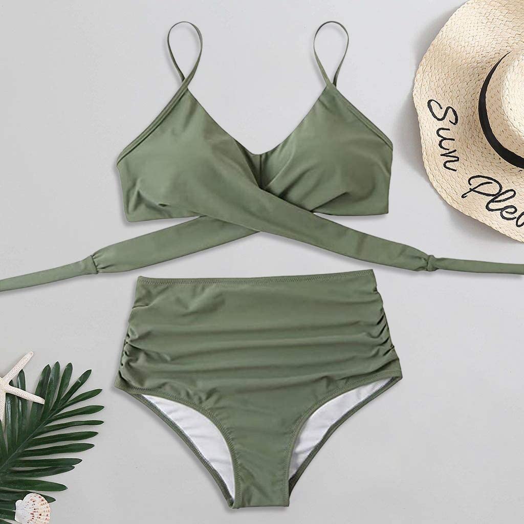 GR | Colorful high-waisted bikini for women 