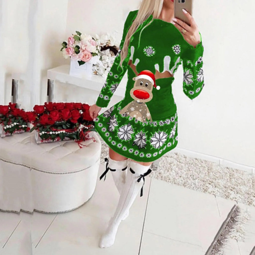 GR - Ugly Christmas jumper - Casual jumper with rainbow print 