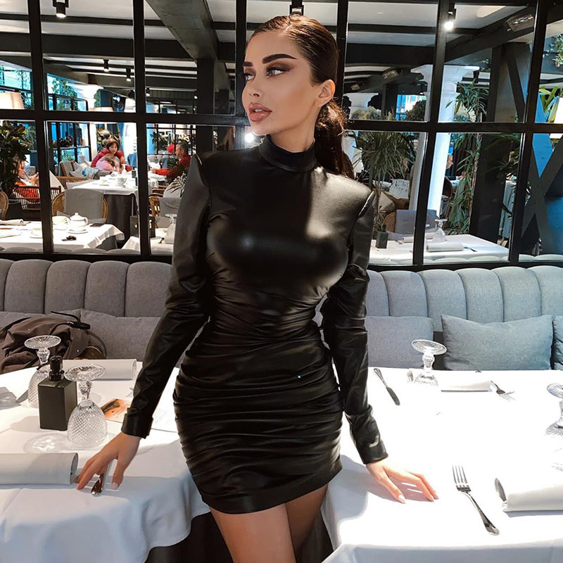 GR | Chic Fit Leather Dress 