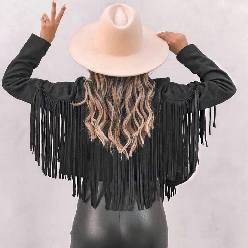 with fringe | Women's tassel cardigan for trendy outfits