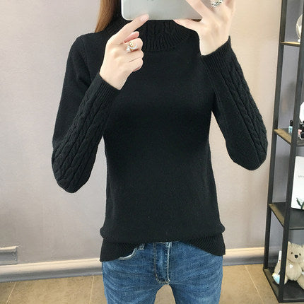 GR | Soft, high-necked sweater with a cashmere feel