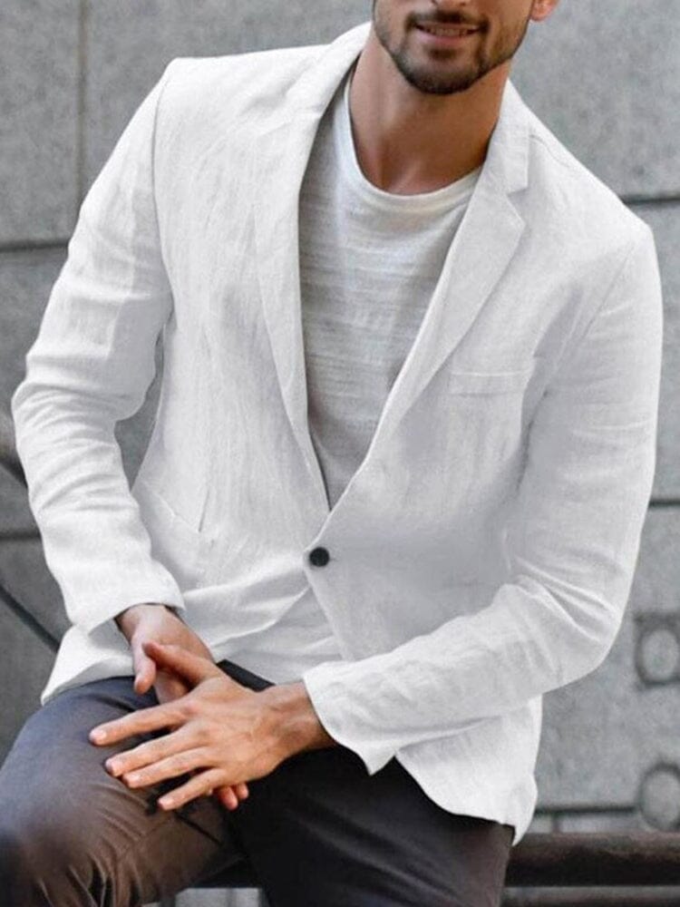GR | Casual blazer made of soft cotton