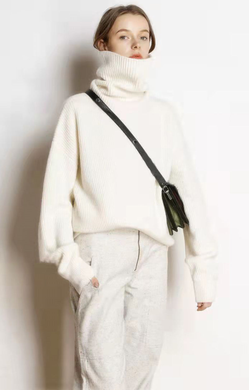 GR - Lockere Und Lässige Rollkragenpullover