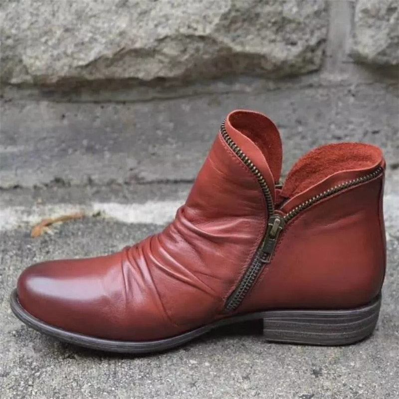 GR | Women's Zipper Boots 