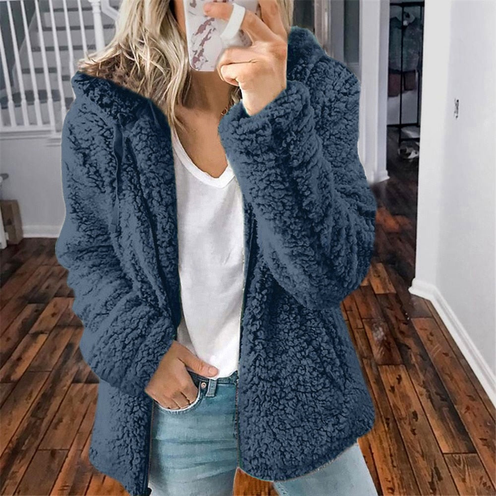 GR | Weiche Kapuzenjacke für Frauen