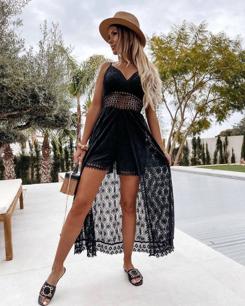 GR | Jumpsuit with lace print