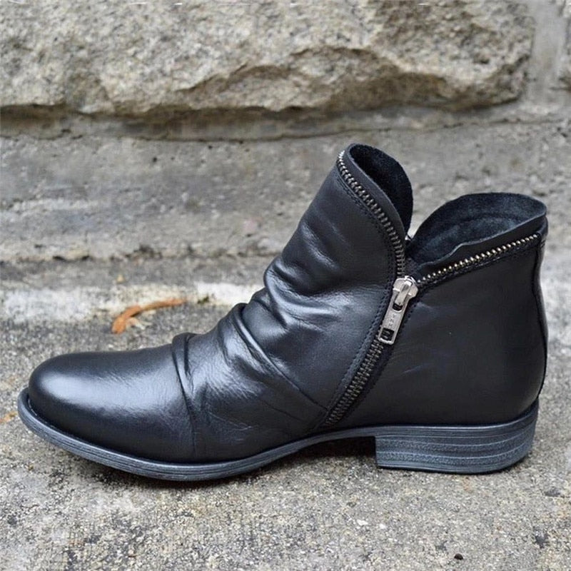 GR | Women's Zipper Boots 