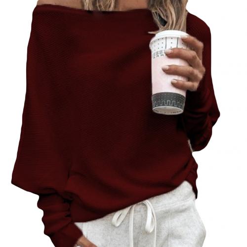 GR Sweater | Trendiger weicher schulterfreier Pullover