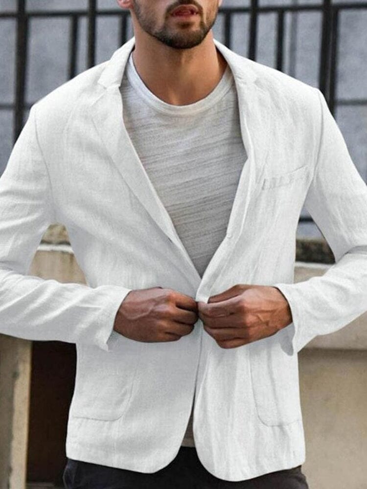 GR | Casual blazer made of soft cotton