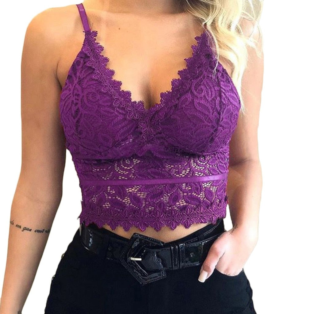 GR | Seductive Lace Bralette Crop Top